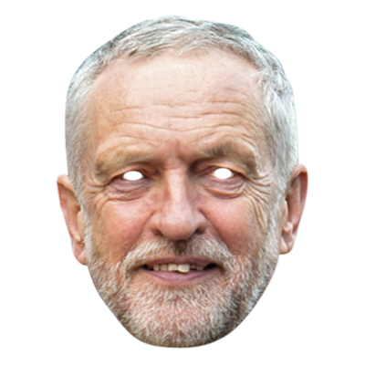 Pappmask, Jeremy Corbyn