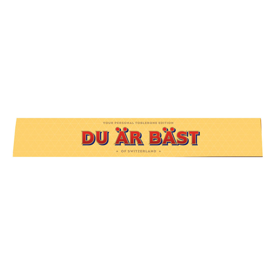 Toblerone Du Är Bäst - 100 gram