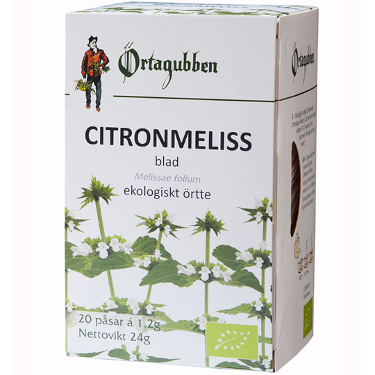 Örtagubben Citronmeliss Blomma Te-påsar 20 st