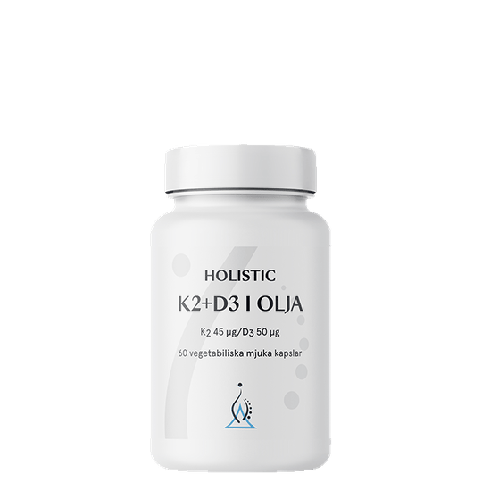 K2+D3-vitamin i kokosolja 60 kapslar