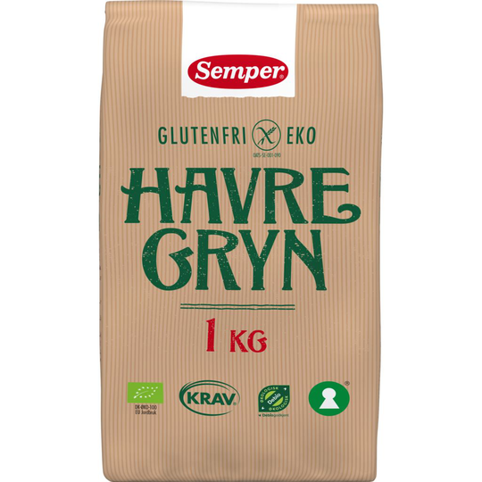 Semper Havregryn eko 1000 g