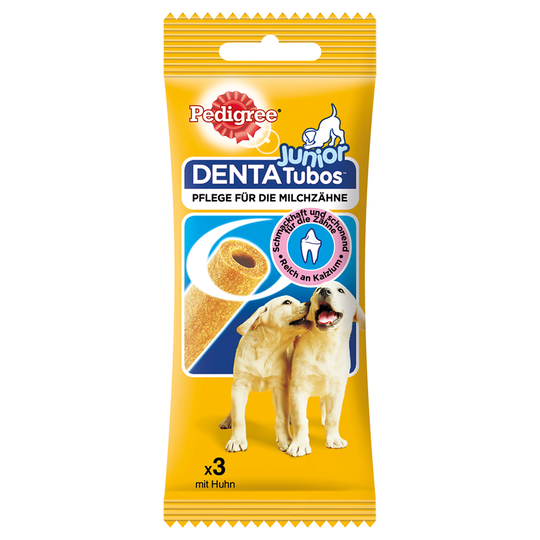 2 + 1 på köpet! 3 x Pedigree hundgodis - Denta Tubos Puppy (3 x 72 g)