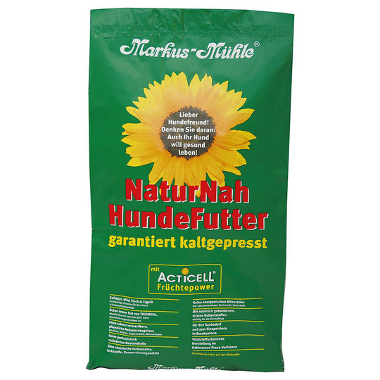 12 + 3 kg på köpet! 15 kg Markus-Mühle NaturNah hundfoder - 15 kg