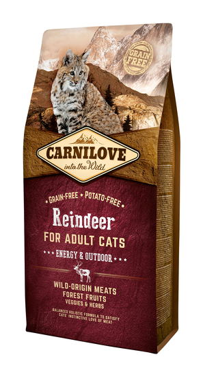 Carnilove Reindeer Energy o Outdoor 2kg