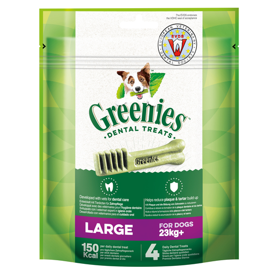 1 + 1 på köpet! 2 x 170 g Greenies tandvårdsgodis för hundar - Large