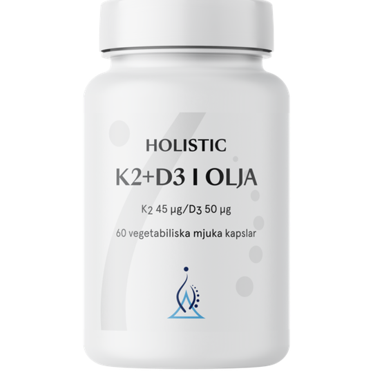 Holistic K2+D3 i olja 60 kapslar