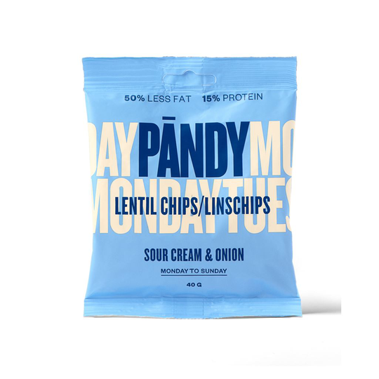 Pändy Lentil Chips Sourcream and Onion 40 g