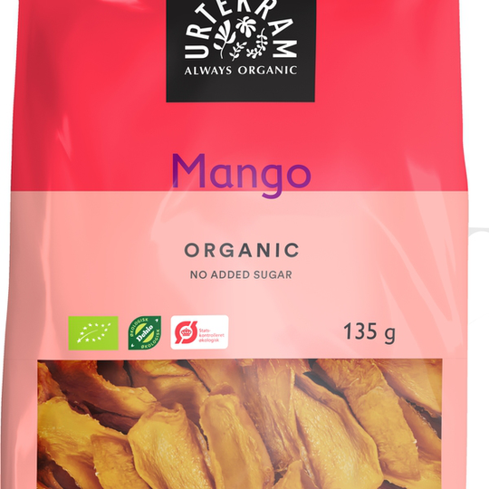 Urtekram Soltorkad Mango 135 g