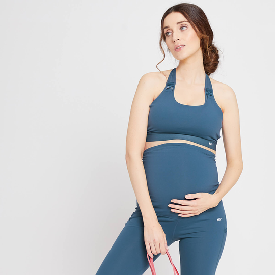 MP Women's Power Maternity/ Nursing Sports Bra - Ljusblå - L