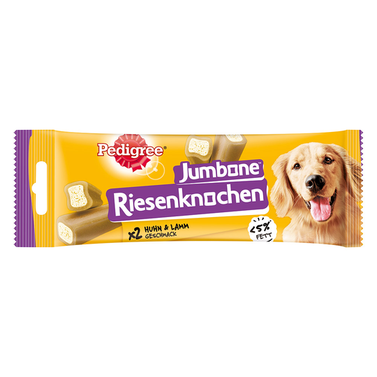 2 + 1 på köpet! 3 x Pedigree Jumbone - Huhn: Medium (3 x 180 g)