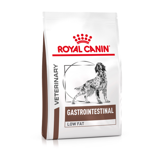 Ekonomipack: 2 påsar Royal Canin Veterinary hundfoder till lågt pris! - Gastro Intestinal Low Fat (2 x 12 kg)