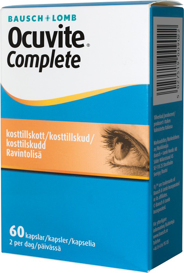 Ocuvite Complete Ögonvitamin Kapsel 60st