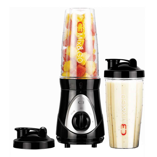 C3 - Blender Mix&Go® Svart/Rostfri