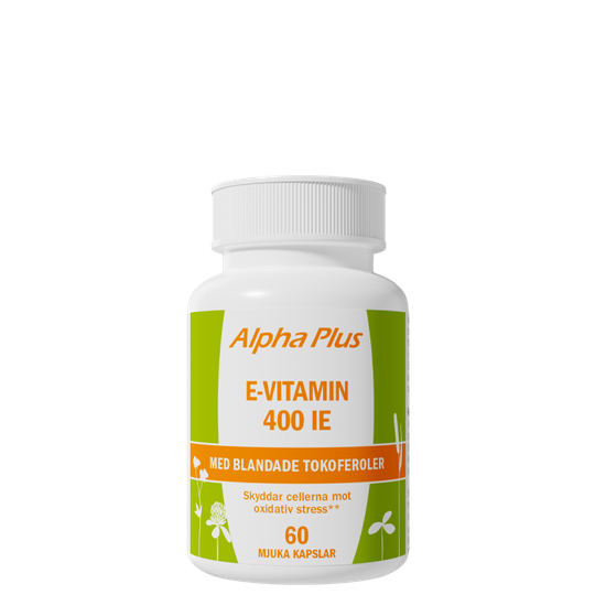 E-vitamin 400IE, 60 mjuka kapslar