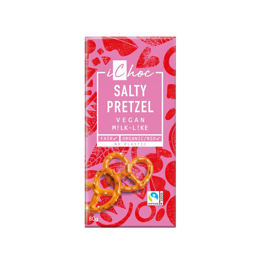 iChoc Salty Pretzel Vegan 80g