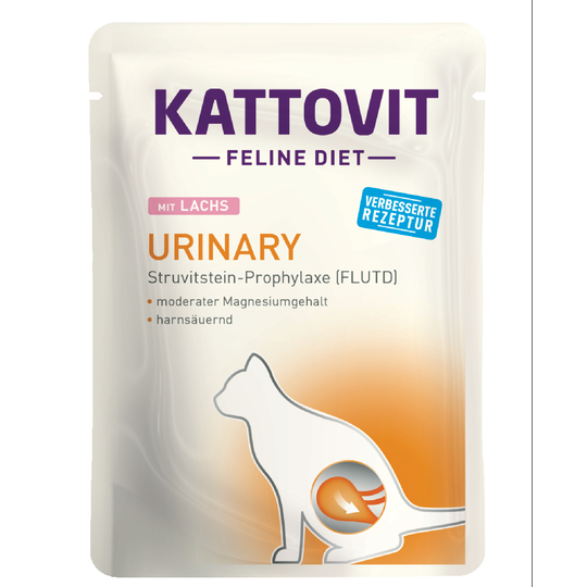 Kattovit Urinary Pouch - 6 x 85 g Lax