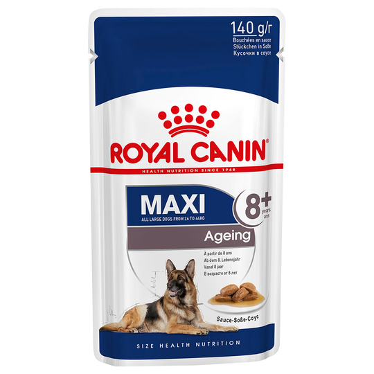Royal Canin Maxi Ageing 8+ i sås - 20 x 140 g