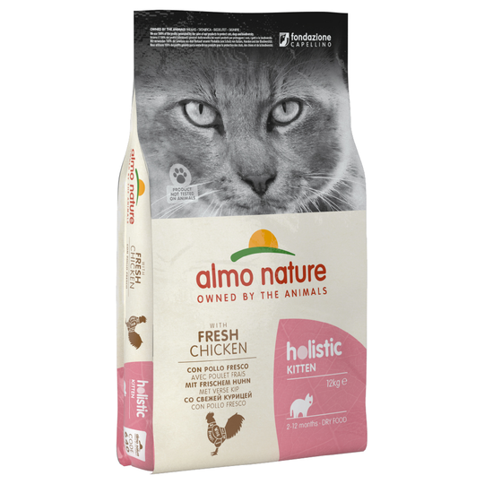 Almo Nature Holistic Kitten Chicken & Rice Ekonomipack: 2 x 12 kg
