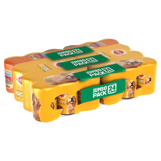 Pedigree Adult Selection Multipack 24 x 385 / 400 g - Meat Selection in Jelly - Kyckling, lamm, nötkött 24 x 385 g