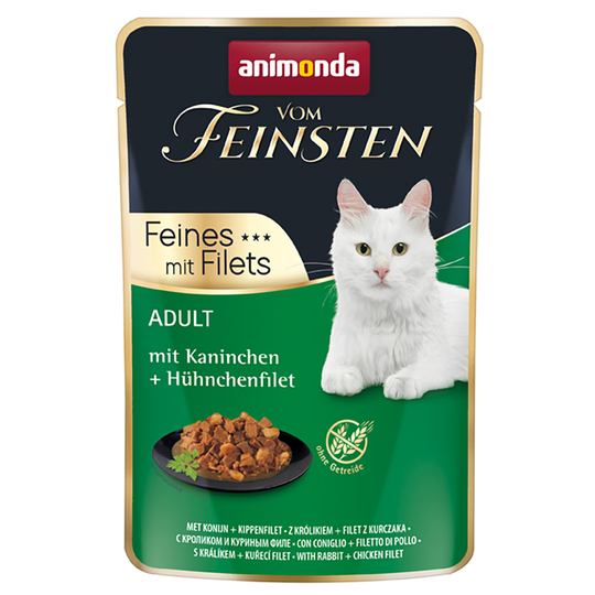 Animonda Vom Feinsten Adult Mix Filet - Fin mångfald med filé (32 x 85 g)