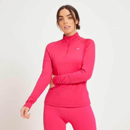 MP Women's Training Slim Fit 1/4 Zip - Magenta - XXL