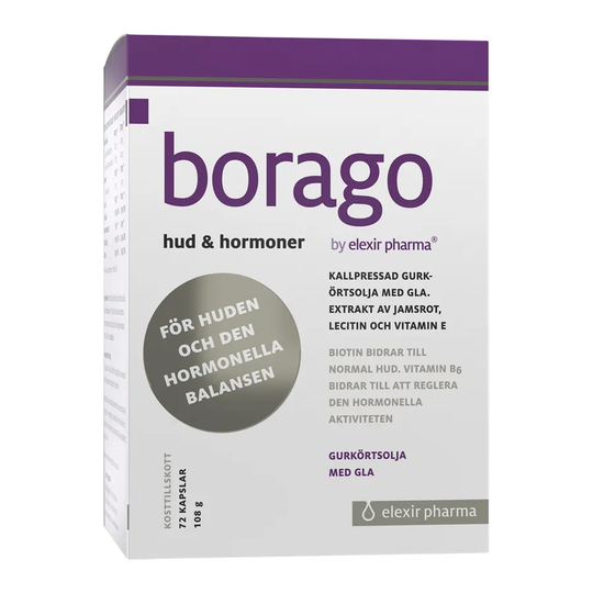 Elexir Pharma Borago, 72 kapslar