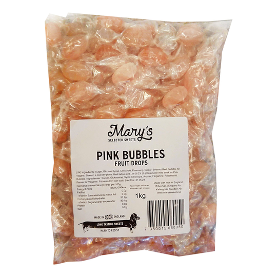 Pink Bubbles Karameller Storpack - 1 kg