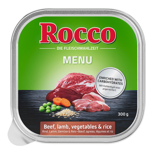 Rocco Menu 9 x 300 g portionsform - Nötkött & lamm