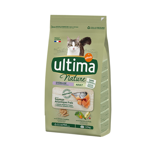 Ultima Nature Sterilized Salmon - Ekonomipack: 4 x 1,25 kg