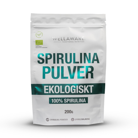 WellAware Wellaware Ekologisk Spirulina 200 g