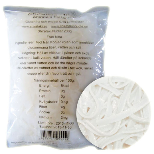 Rawfoodshop Shirataki Fettucini 200 g