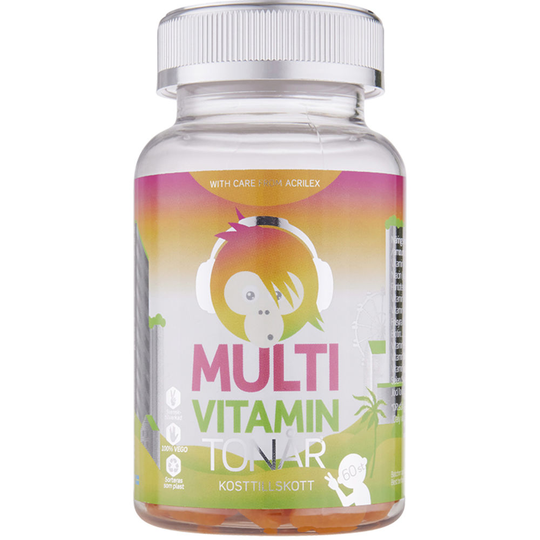 Monkids Multivitamin Tonår Apelsingummie 60st