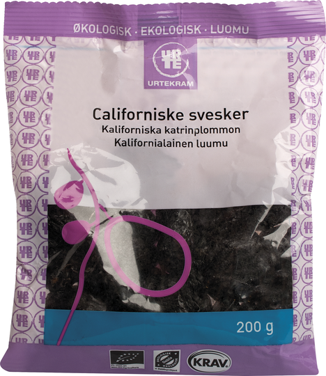 Urtekram Katrinplommon Calif. Eko 200 g