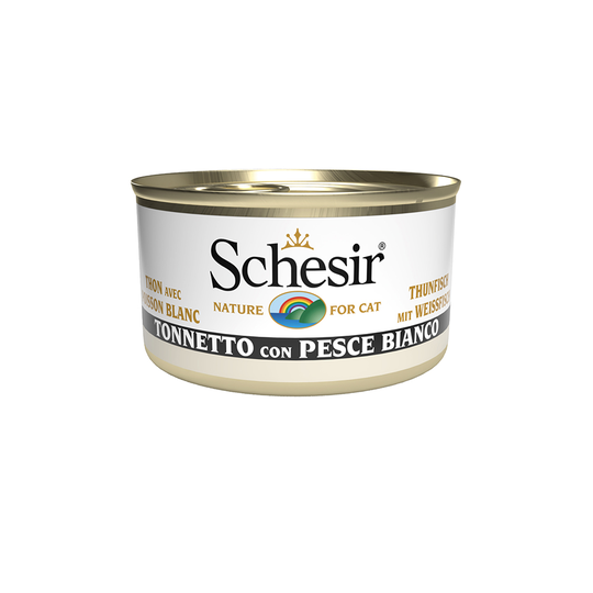 Schesir Tuna in Jelly 6 x 85 g - Tonfisk med vit fisk