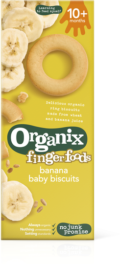 Organix Banankex 10 mån 54 g