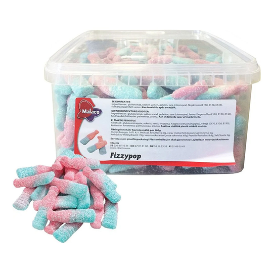 Cloetta Fizzypop i Storpack - 1,55 kg