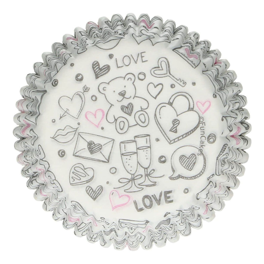Muffinsformar Love - 48-pack