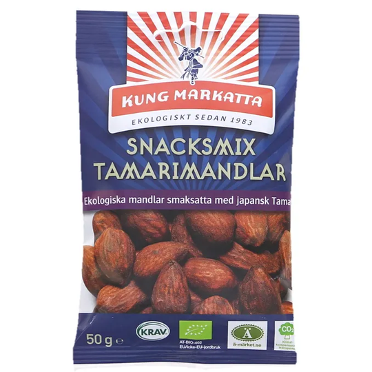 Kung Markatta 2 x Snacksmix Tamari Mandlar Eko