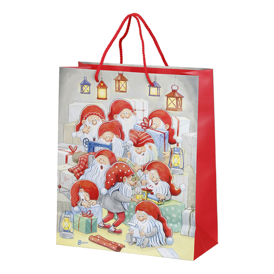 Presentpåse Julmotiv Stor - Motiv 3