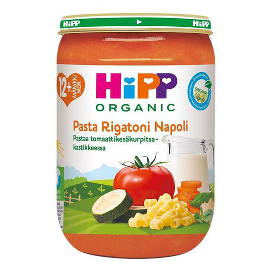 Hipp Pasta Rigatoni Napoli 12m 220g
