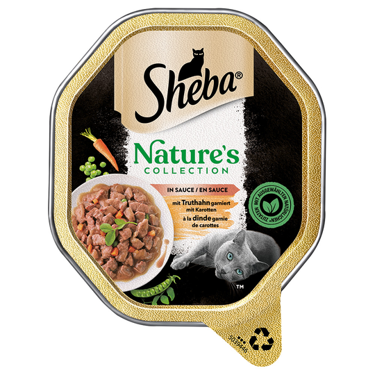 Ekonomipack: Sheba Nature's Collection in Sauce 44 x 85 g - Kalkon