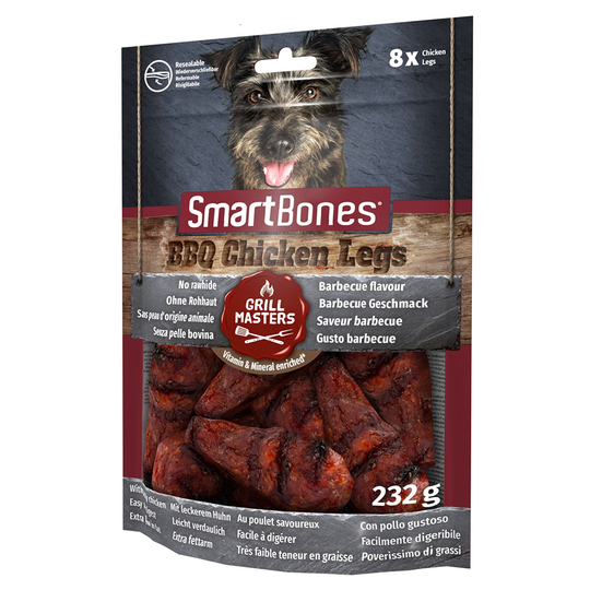 SmartBones Grill Masters BBQ Chicken Bone med kyckling - 8 st