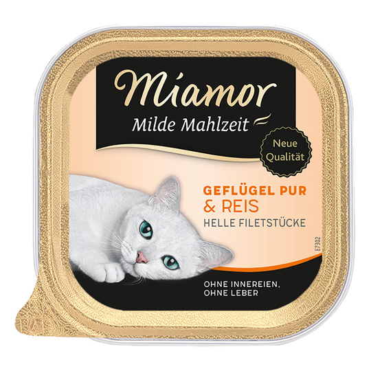 Ekonomipack: Miamor Mild Meal 24 x 100 g - Höns & ris