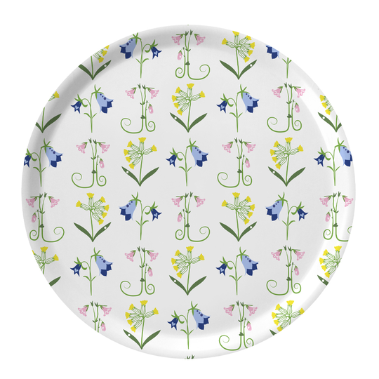 Citronelles - Flowers Bricka Rund 38 cm Multi