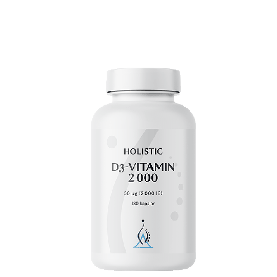D3-vitamin 2000 IE, 180 kapslar