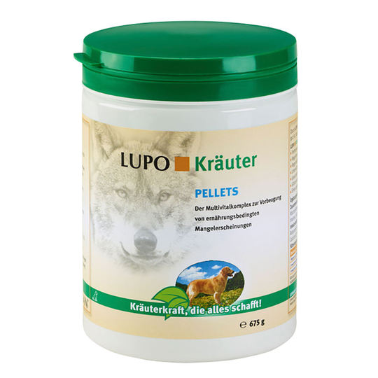 LUPO Kräuter örtpellets - Ekonomipack: 4 x 675 g