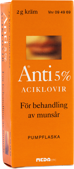 Anti Kräm 5% Pumpflaska, 2g
