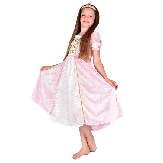 Prinsessklänning, Saga rosa 98/104 cl