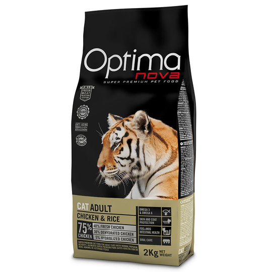 Optimanova Adult Chicken - Ekonomipack: 2 x 8 kg