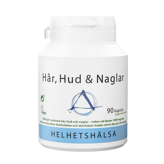 Helhetshälsa Hår, Hud & Naglar Vegan, 90 kapslar